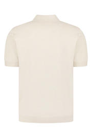 thumbnail: No Excess regular polo fijn gebreid beige