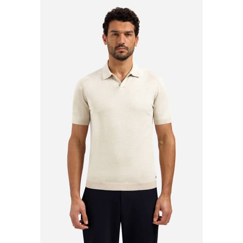 No Excess regular polo ecru afbeelding