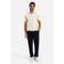 No Excess regular polo fijn gebreid beige
