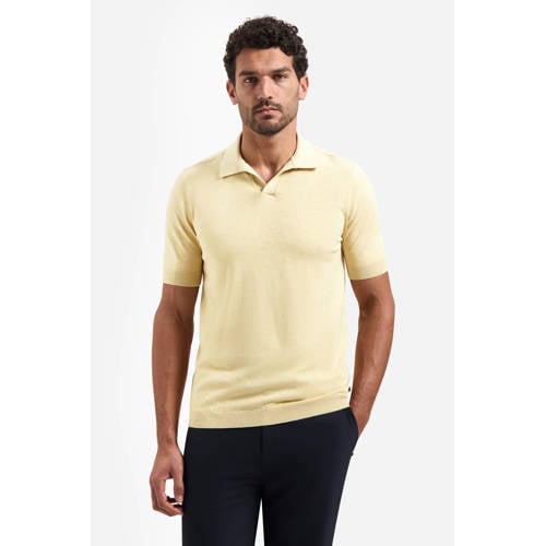 No Excess regular polo geel afbeelding