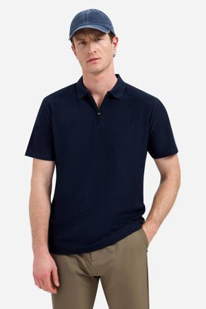 regular polo donkerblauw