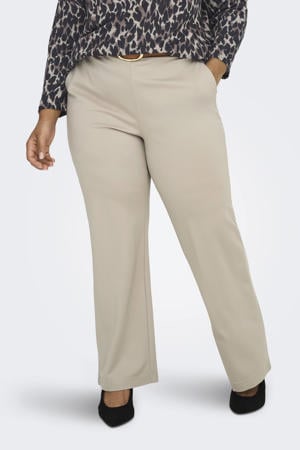 Straight regular waist casual broek