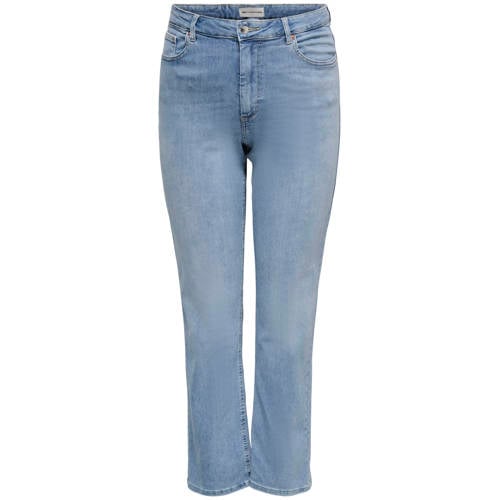 ONLY CARMAKOMA Carwilly Hw Straight Dnm Tai1467 Noos high waist straight leg jeans medium blue denim afbeelding