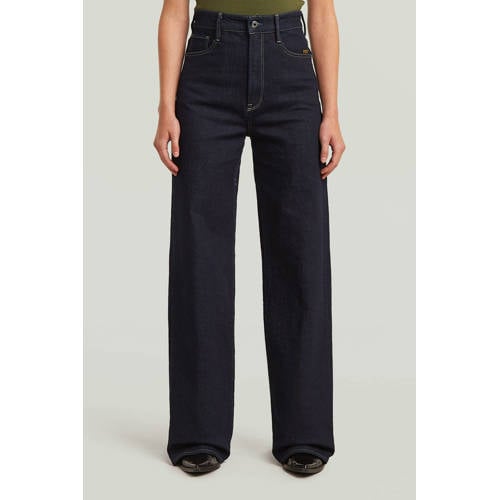 G-STAR high waist loose fit jeans donkerblauw afbeelding