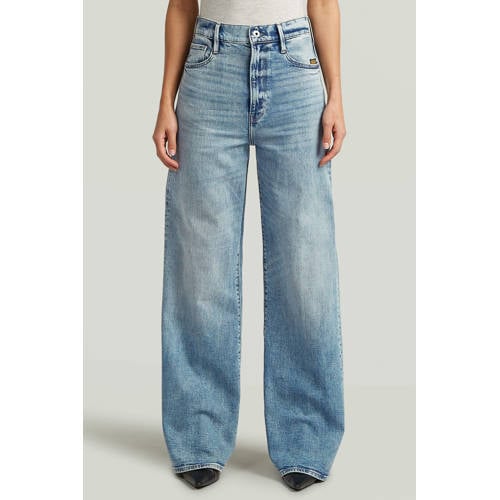 G-STAR high waist loose fit jeans blauw afbeelding