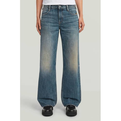 G-STAR low waist loose fit jeans donkerblauw afbeelding