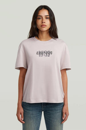 G-Star T-Shirt Donna Modello Graphic STM 1 Slim | Vestibilità Comoda E Look Originale | Perfetta Con Jeans RAW