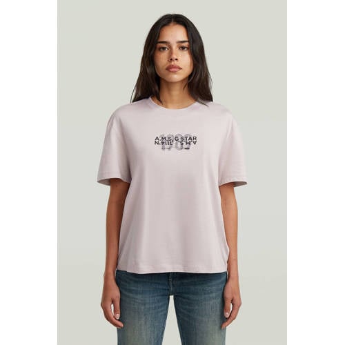 G-STAR T-shirt roze afbeelding