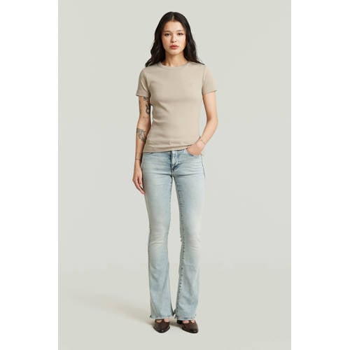 G-STAR T-shirt beige afbeelding
