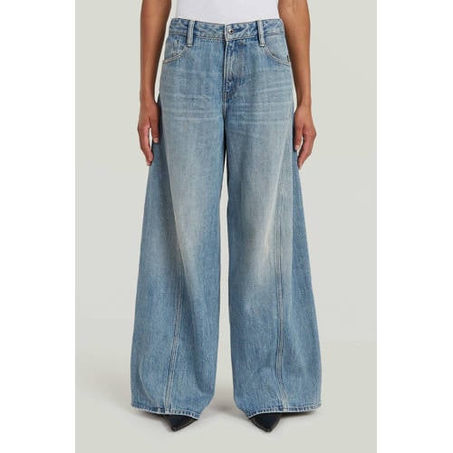 G-STAR wide leg jeans lichtblauw afbeelding