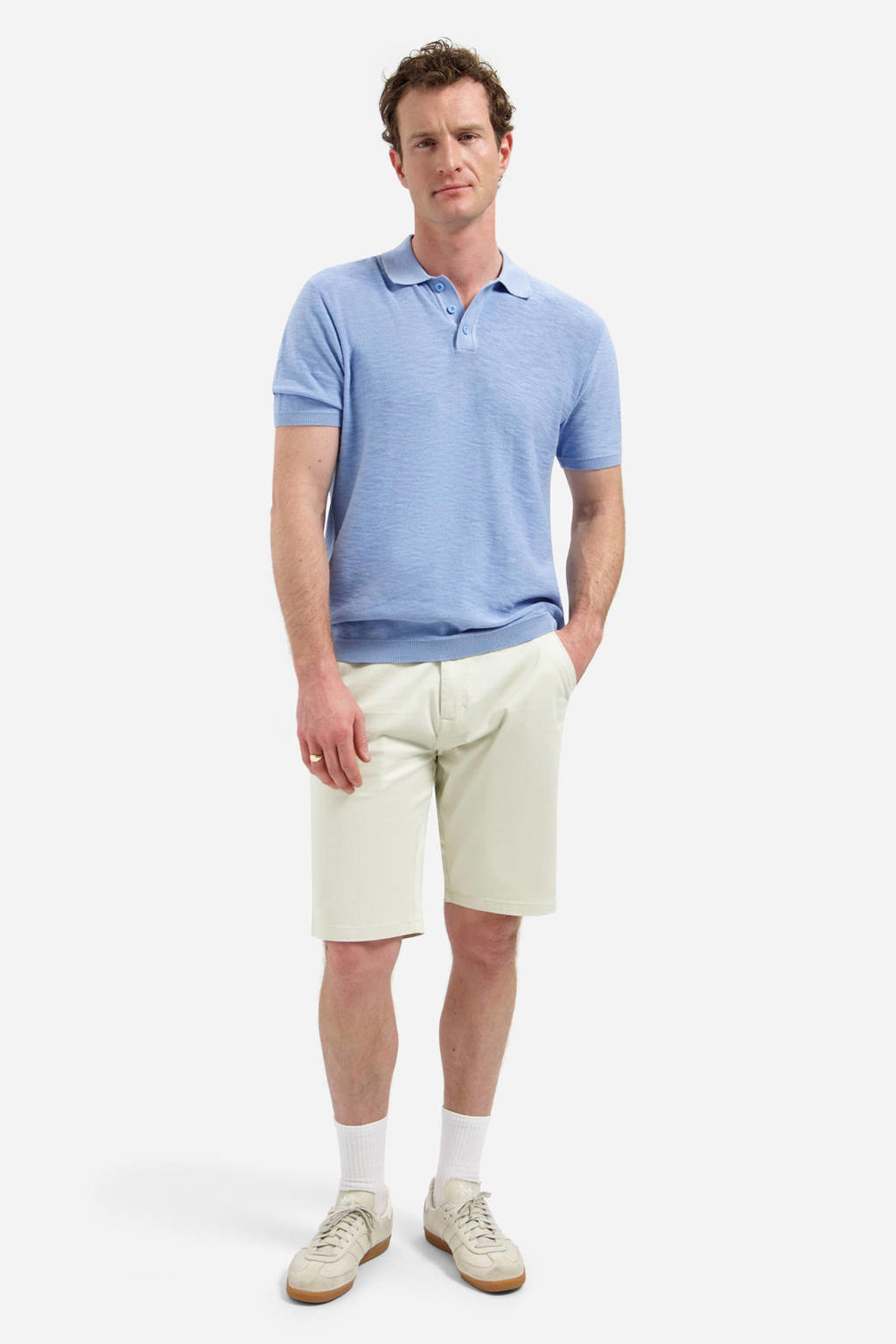 No Excess regular chino short beige