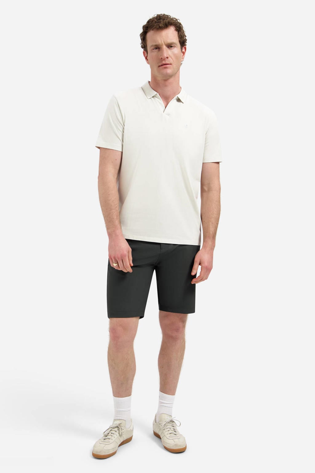 No Excess regular chino short antraciet