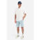 No Excess regular chino short lichtblauw