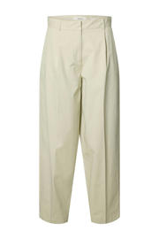 thumbnail: Selected barrel high waist broek ecru