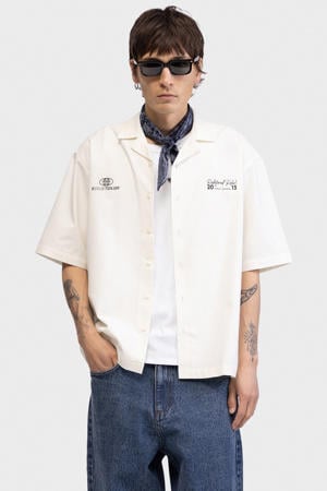 loose casual overhemd ecru