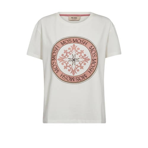 Mos Mosh T-shirt ecru afbeelding