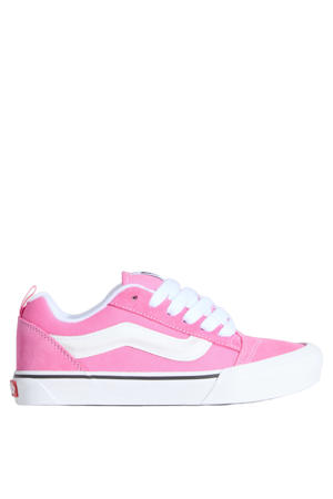 KNU Skool suede sneakers roze/wit