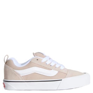 KNU Skool suede sneakers lichtgeel/wit