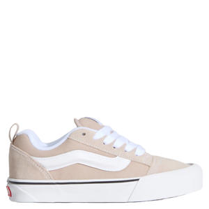 KNU Skool suede sneakers lichtgeel/wit