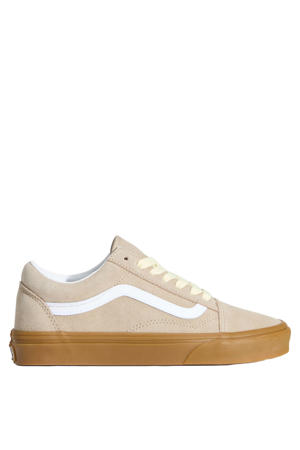 Old Skool suede sneaker zand