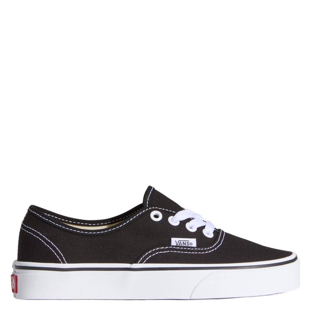 Zwarte jongens en meisjes Vans Authentic sneakers met veters