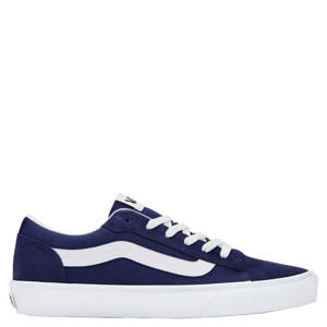 Vero LS suede sneakers blauw/wit