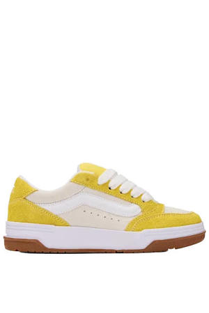 Hylande suede sneakers geel/wit
