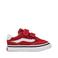 Vans Brooklyn LS sneakers rood/wit