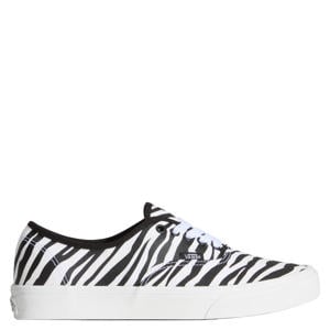 Authentic Animalier sneakers met zebraprint wit/zwart