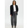 Selected high waist barrel jeans grey denim