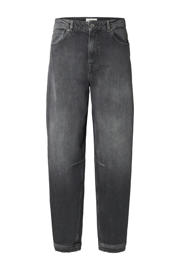 thumbnail: Selected high waist barrel jeans grey denim