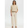 Selected top ecru gebreid