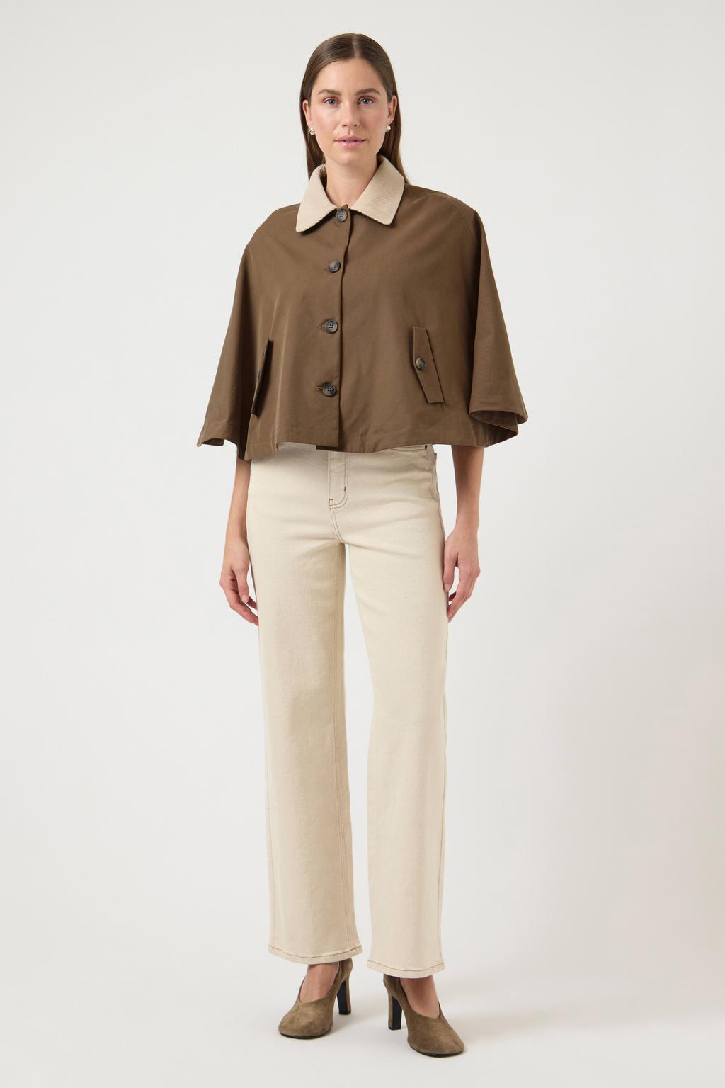 YAS oversized blazer bruin