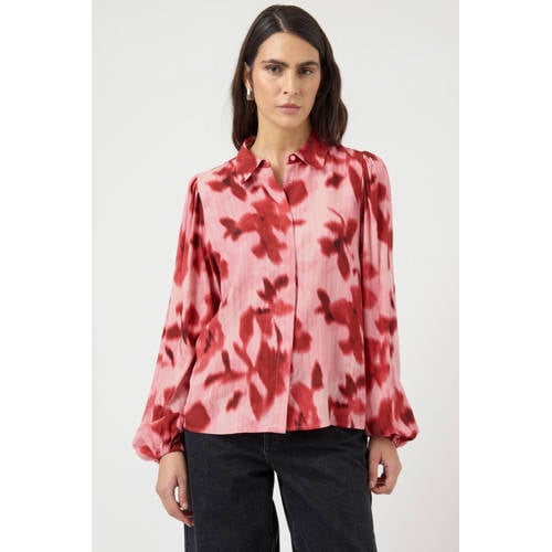 Y.A.S gebloemde blouse roze afbeelding
