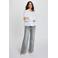 Morgan high waist wide leg jeans grey denim