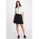 Morgan vest ecru rib gebreid