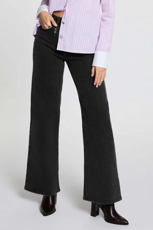 flared jeans black denim