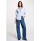 Morgan gestreepte blouse blauw