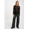 Morgan kanten peplum top zwart