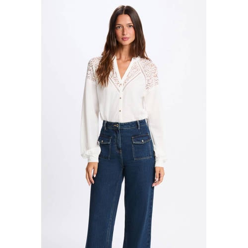 Morgan blouse ecru afbeelding