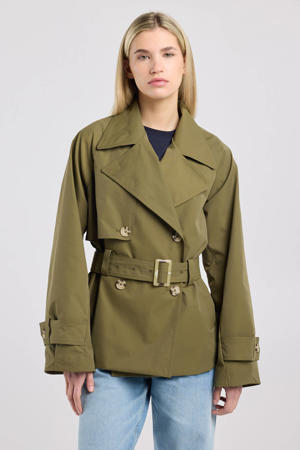 trenchcoat olijfgroen