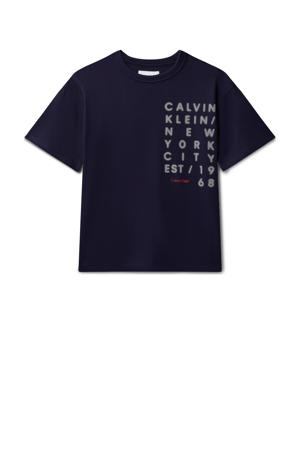 T-shirt donkerblauw