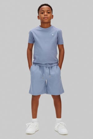sweatshort lichtblauw