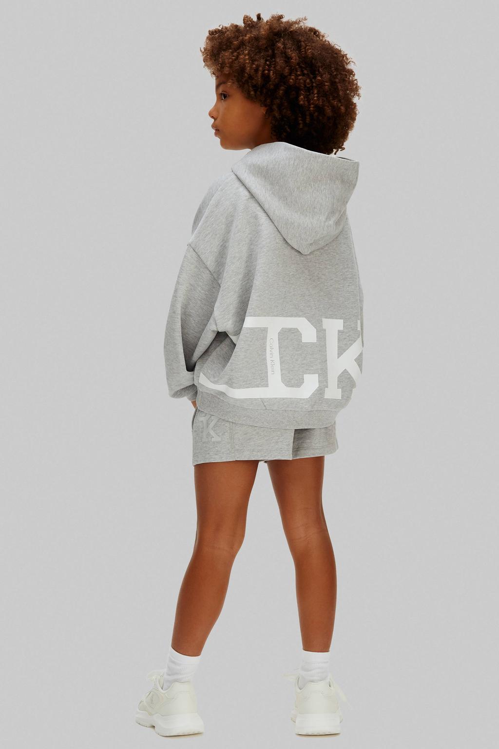 Calvin Klein sweatshort grijs melange
