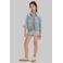 Calvin Klein denim short light blue denim