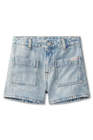 denim short light blue denim