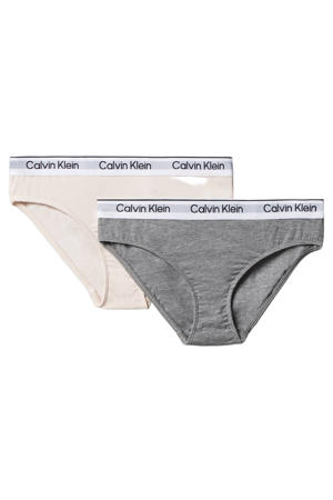 slip - grijs/lichtroze (set van 2)