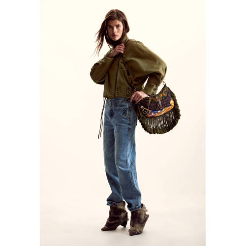 Desigual schoudertas met franjes multi afbeelding