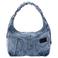 Desigual denim schoudertas blauw
