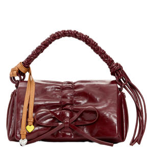 crossbody tas donkerrood